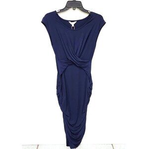 Ripe Women's Navy Blue Sleeveless Midi Maternity Dress Size 6 & 8
